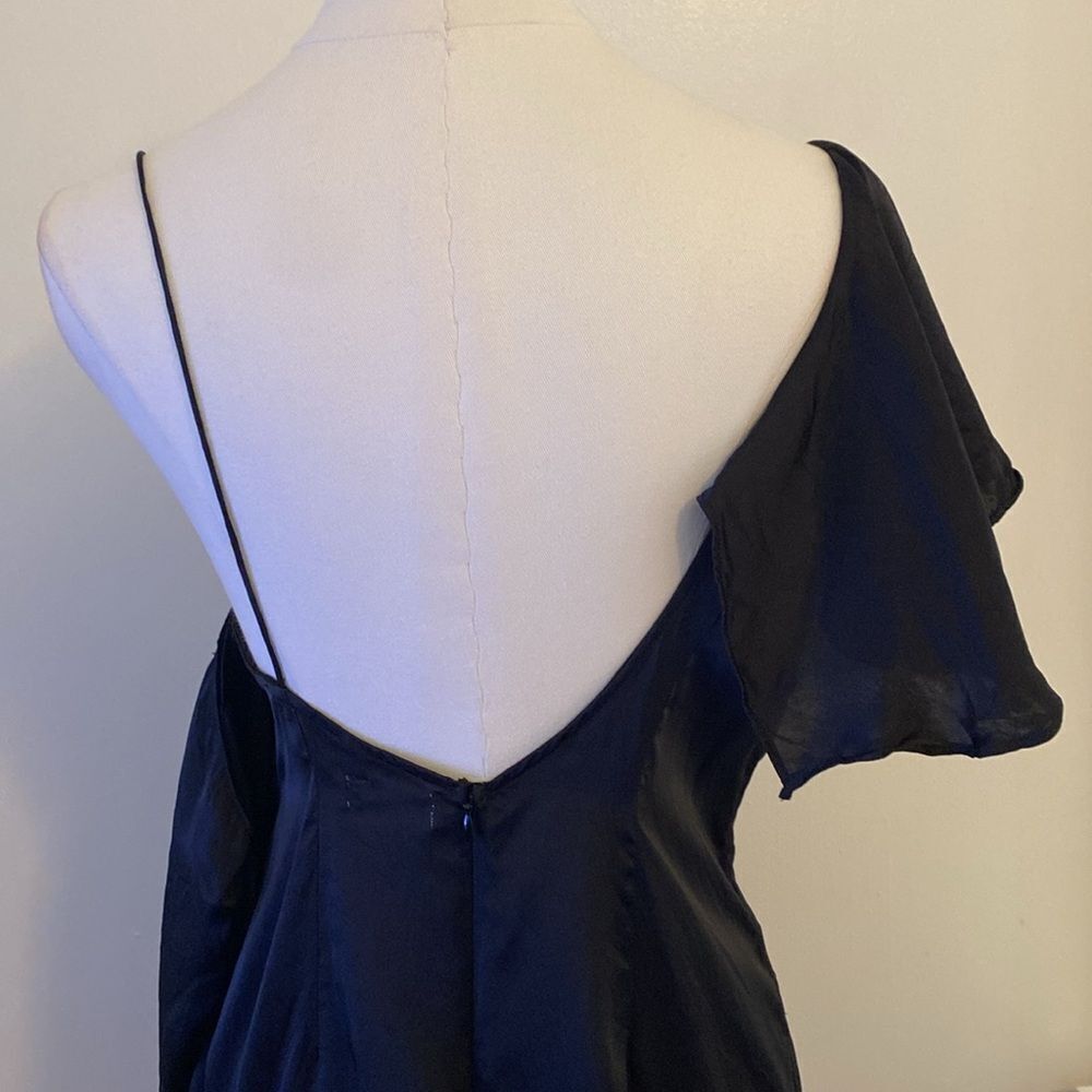 Revolve MLM Label Black Clyde Mini Dress Size Medium - Picture 9 of 14